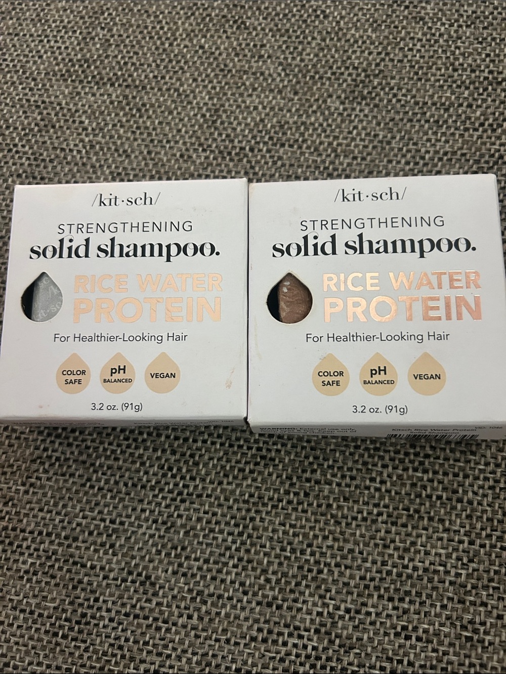 NWT Kitsch Strenthening solid shampoo rice water protein shampoo 3.2oz